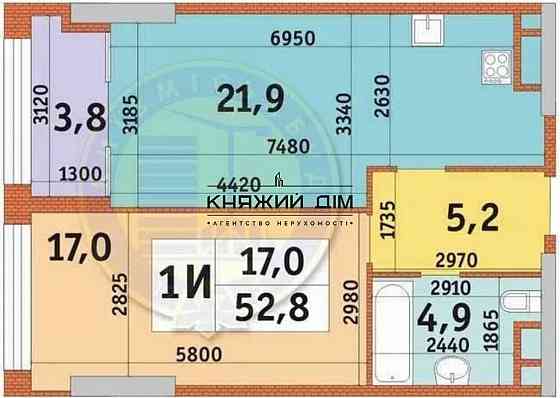 Продаж 1к Квартира 53 кв.м Победы просп./ Берестейский просп. Київ
