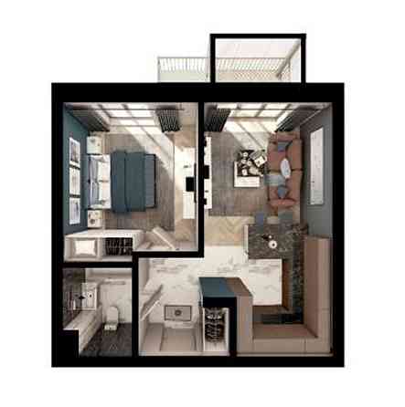 1 кімнатна квартира на березі Дніпра! ЖК Illinsky House, Поділ, Поштова площа, Річний вокзал Kiev