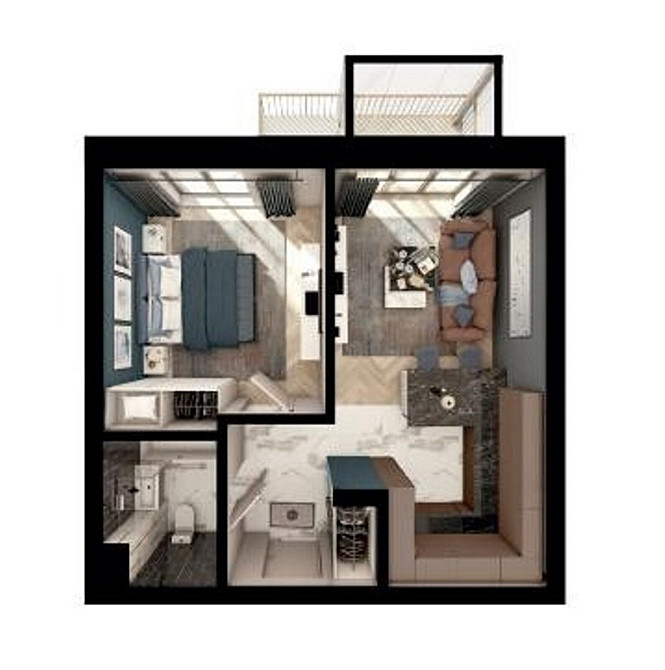 1 кімнатна квартира на березі Дніпра! ЖК Illinsky House, Поділ, Поштова площа, Річний вокзал Kiev - photo 6