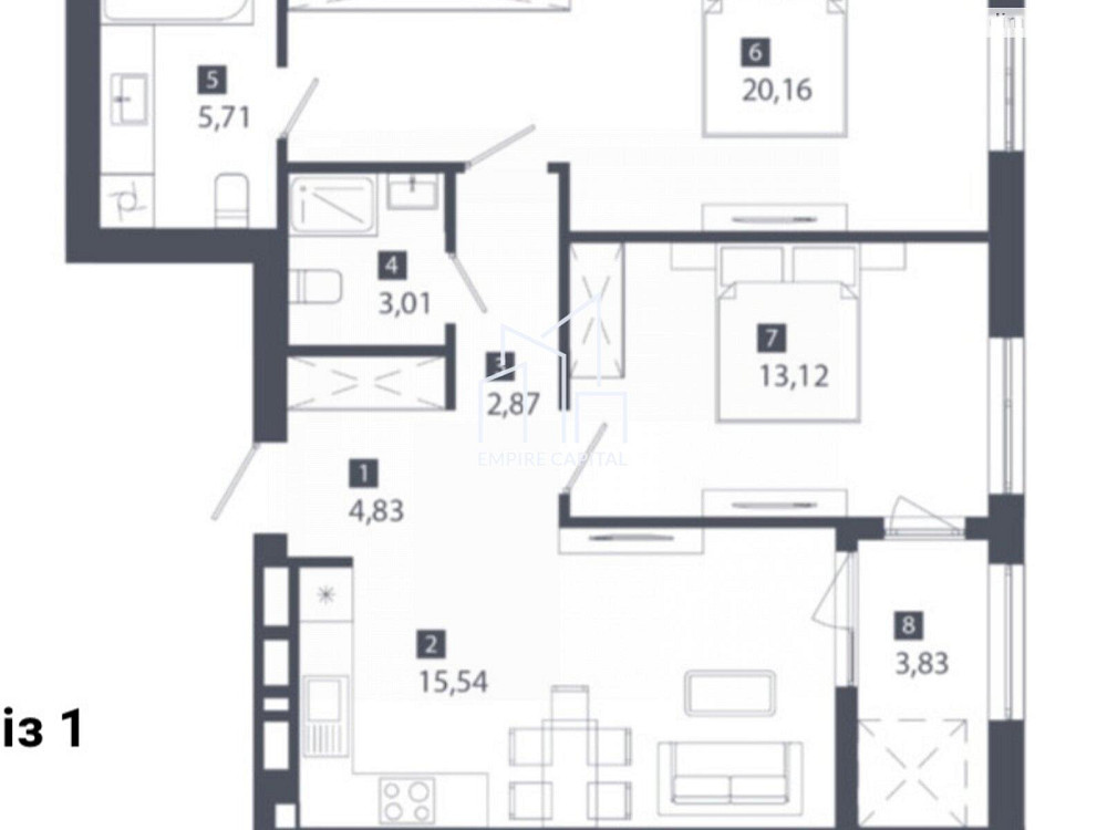 Продаж 2к Квартира 78 кв.м Любінська вул. Львов - изображение 5