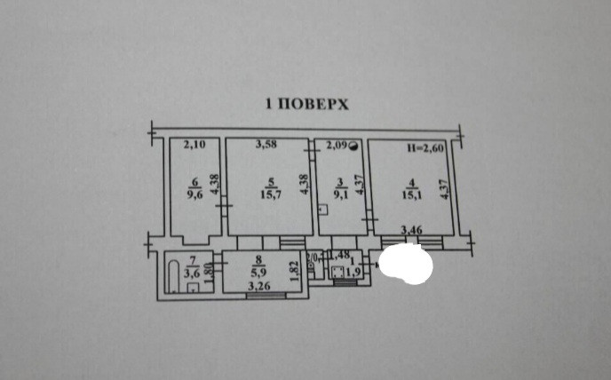 Трех комнатная квартира на Болгарской Одеса - фото 9