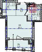 Продаж Квартира 1-кімнатна, 4/12 поверх на Капушанська, 140 Uzhhorod - photo 6