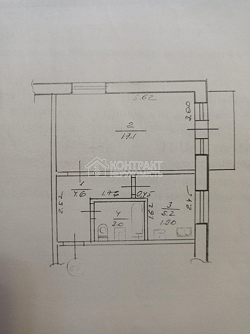 Продаж Квартира 1-кімнатна, 5/5 поверх на вул. Старошишківська Kharkiv - photo 10