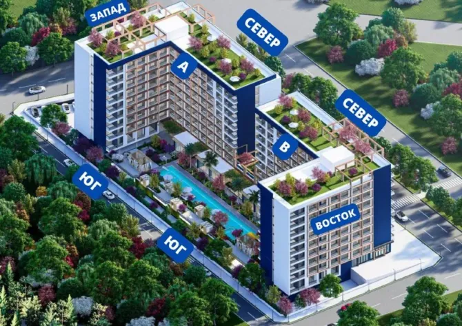 Продам квартиру в комплексі готельного типу Туреччина, Мерсін Мерсін - фото 2