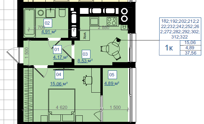 Продаж Квартира 1-кімнатна, 11/16 поверх на вул. Пасічна Івано-Франківськ - фото 3