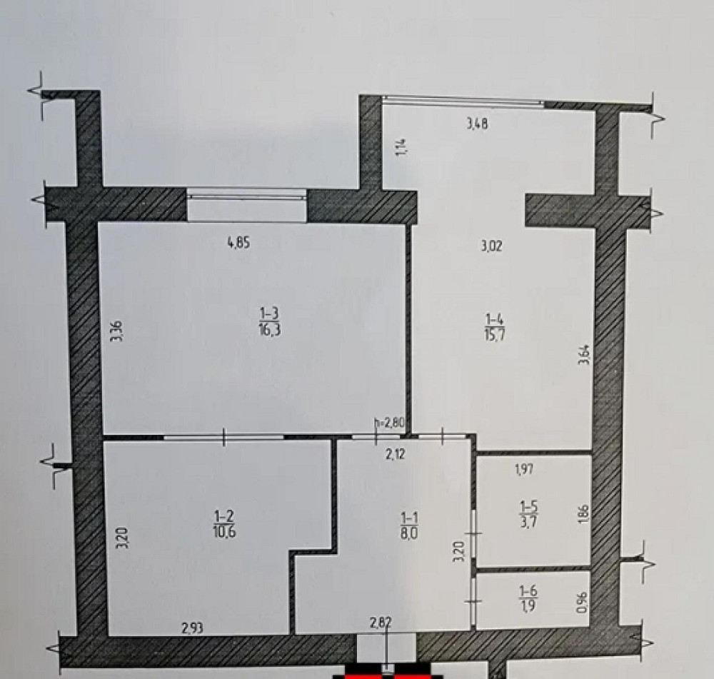 Продаж Квартира 2-кімнатна, 5/12 поверх на вул. Миру Житомир - фото 4