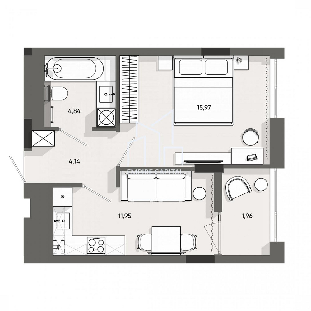 Продаж 1к квартири 38 кв. м Львів - фото 3