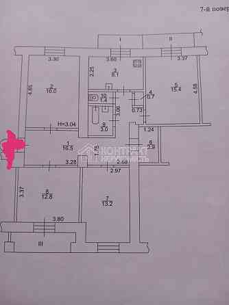 Продаж Квартира 4-кімнатна, 7/7 поверх на вул. Героїв Харкова Kharkiv