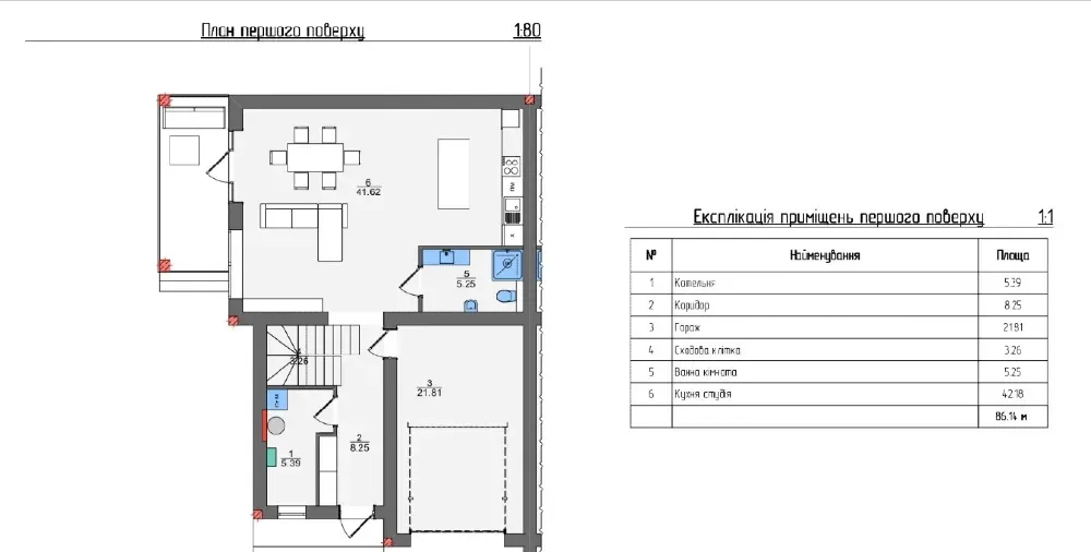 Продаж 2-поверховий Котедж з ділянкою 3 сот 172 кв.м 3 кімн. на Тернопільська Ужгород - фото 16