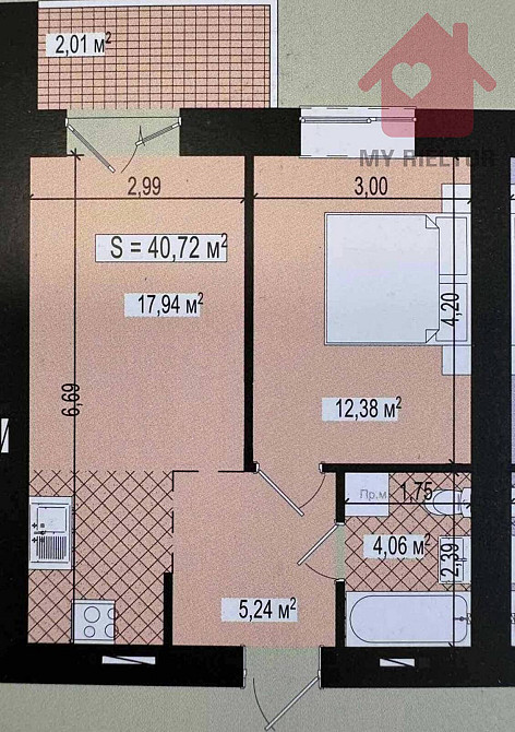 Продаж квартири у розвиненому районі міста! Uzhhorod - photo 5