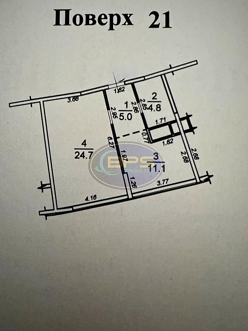 Продаж Квартира 1-кімнатна, 21/25 поверх на вул. Каманіна Одеса - фото 11