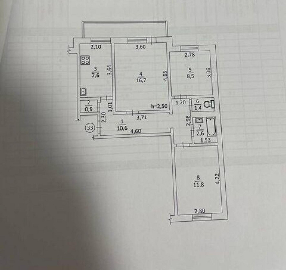 Продаж Квартира 3-кімнатна, 9/9 поверх на вул. Стрийська Львів - фото 8