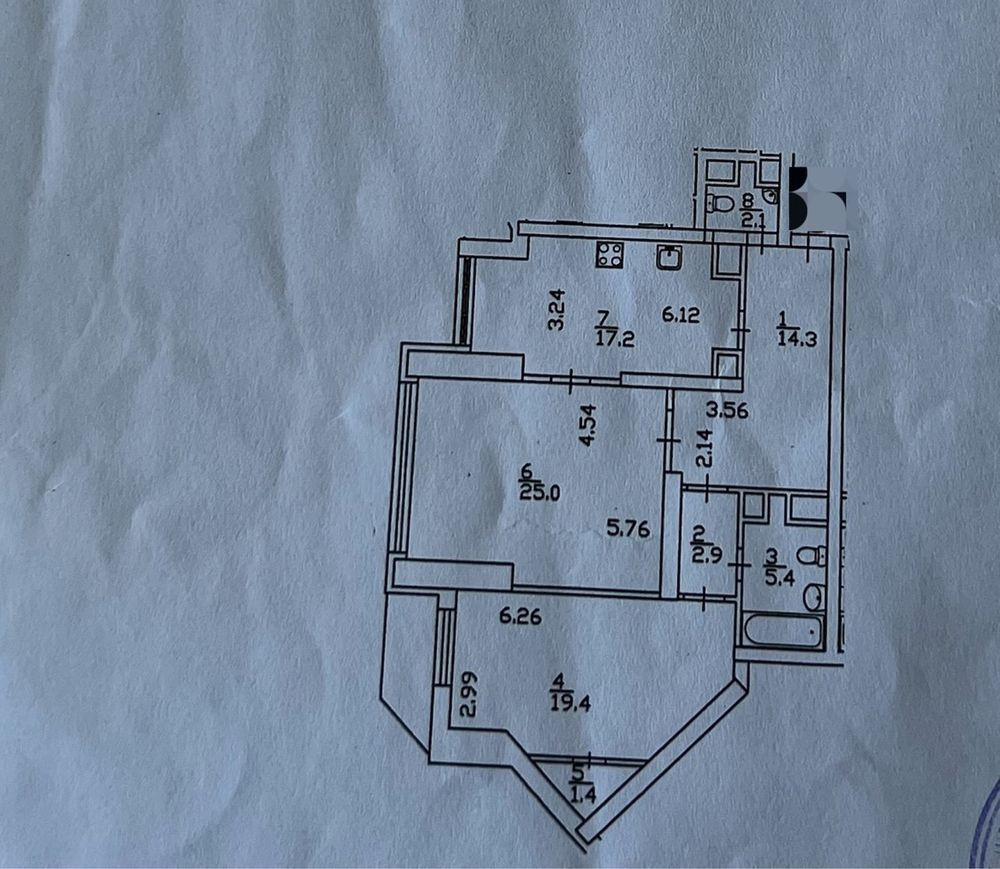 Продаж Квартира 2-кімнатна, 4/36 поверх на Срибнокильская вул., д. 1 Киев - изображение 16