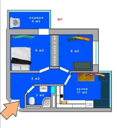 Продам квартиру 42 кв. м., 15/17, новий будинок, ЖК Акварель-1. Одеса - фото 4