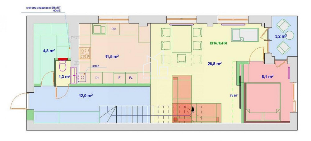 Оренда Квартира 5-кімнатна, 5/6 поверх на вул. Нахила L'viv - photo 19