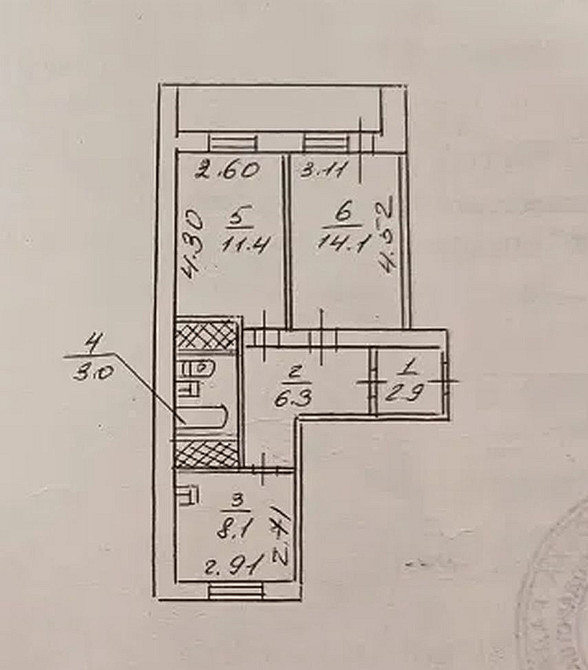 Продаж Квартира 2-кімнатна, 5/10 поверх на Малышева ул., 12 Дніпро - фото 15