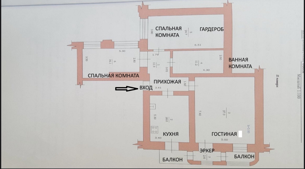 3-х комн квартира га ул. Гоголя в " Доме с атлантами". Уникальное предложение! Одеса - фото 19