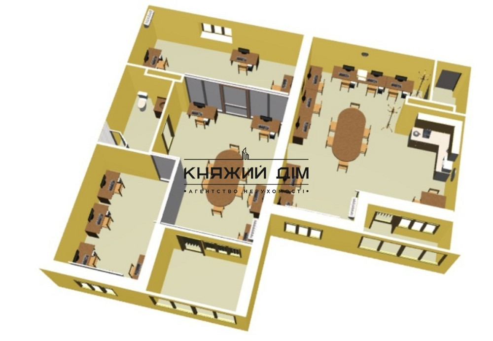 Оренда офісне приміщення на Драгоманова ул. поверх - 17/17 Київ - фото 19