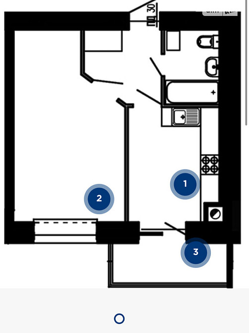 Продаж Квартира 1-кімнатна, 5/10 поверх на В.Великого Ternopil' - photo 12