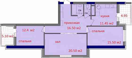 Просторная квартира в новом доме на Черемушках/парк Горького Одесса