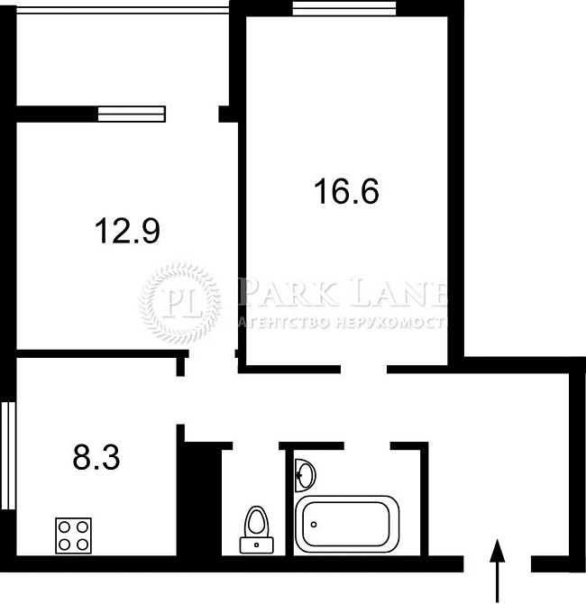 Оренда Квартира 2-кімнатна, 21/25 поверх на Урлівська, 23 а Київ - фото 13