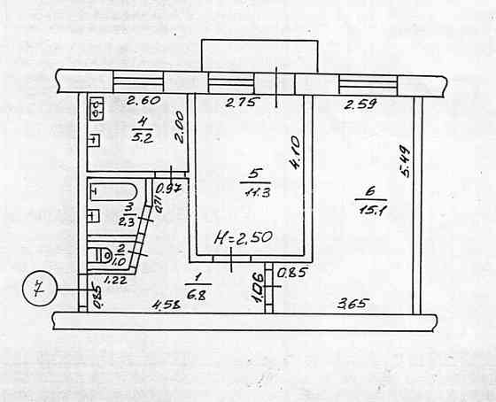 Продаж Квартира 2-кімнатна, 3/5 поверх на вул. Шекспіра Харків