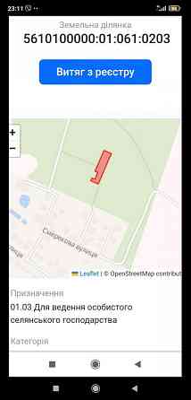 Продаж земельної ділянки 20 соток на вул. Смерєкова Рівне