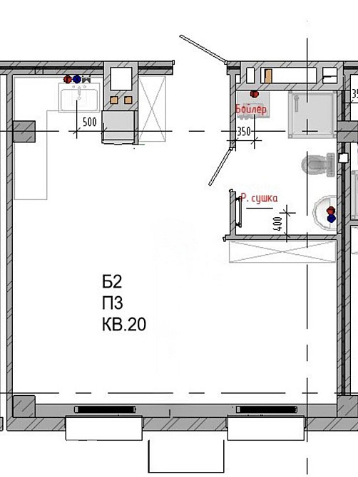 Продаж Квартира 1-кімнатна, 3/9 поверх на Комарова Червоноармійська Чернівці - фото 2