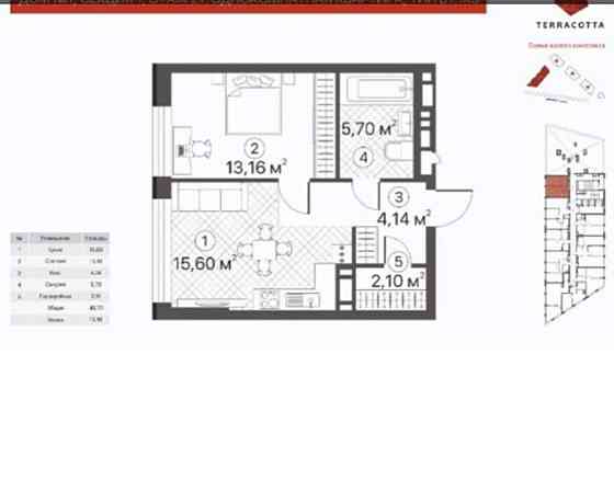 Продаж Квартира 1-кімнатна, 21/22 поверх на Братів Чибінєєвих, 8 Kiev