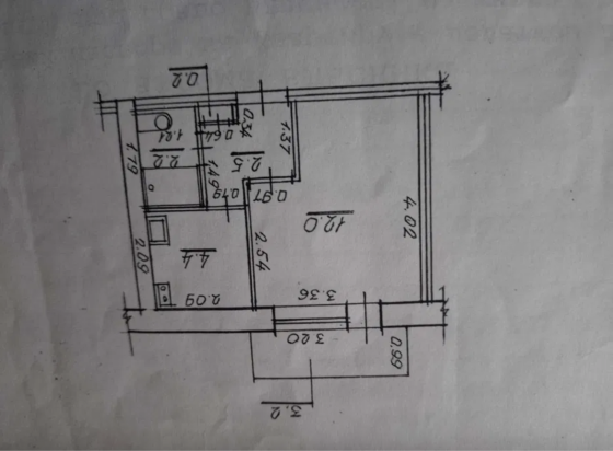 Продаж Квартира 1-кімнатна, 3/5 поверх на Наливайка Луцьк