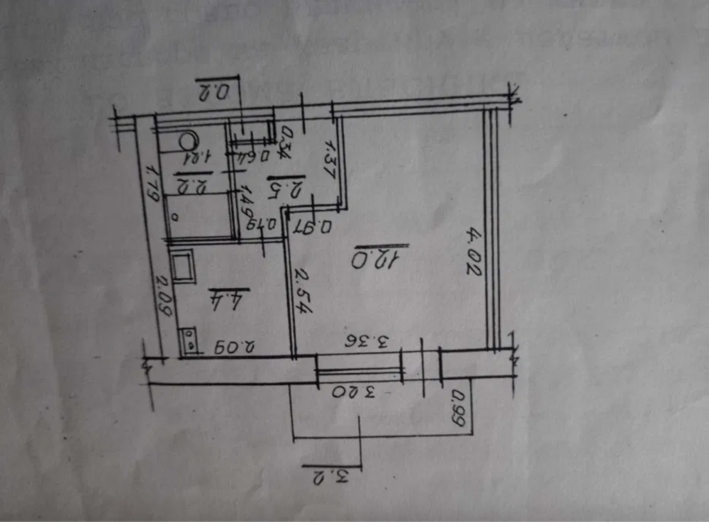 Продаж Квартира 1-кімнатна, 3/5 поверх на Наливайка Луцьк - фото 6