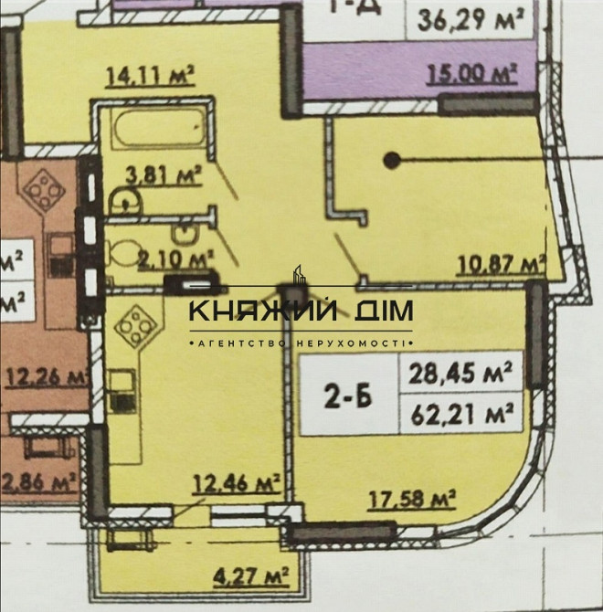 Продаж 2к Квартира 62 кв.м Клеманская ул. Київ - фото 2