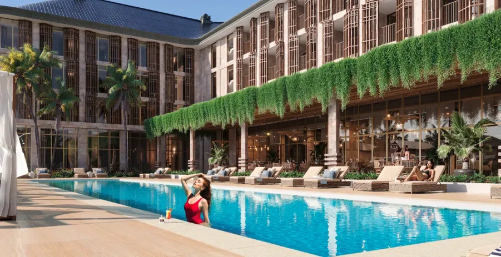 Квартира за кордоном 33 кв.м 1 кімн. 2-й поверх м. Енш, на Індонезія Балі Енш - фото 1