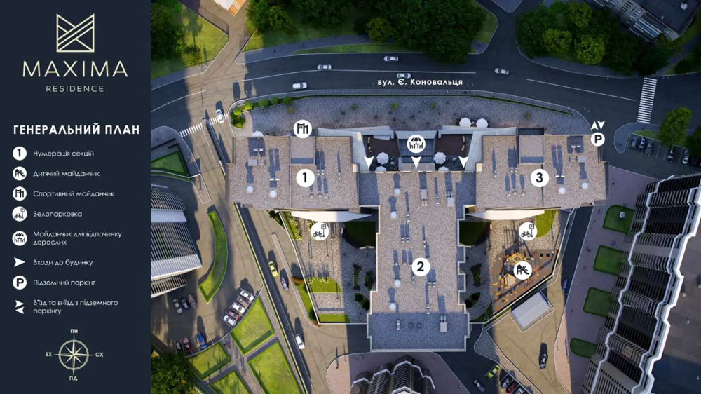 Продаж приміщення вільного призначення на вул.Євгена Коновальця, 30 поверх - 2/25 Київ - фото 4