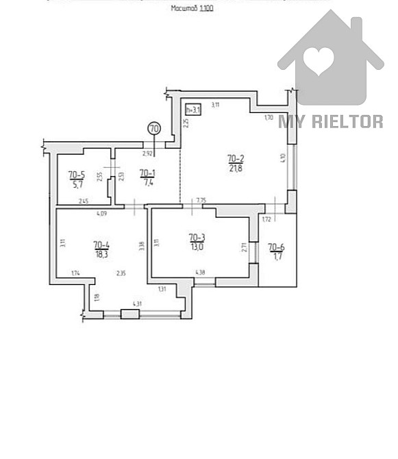 Продаж Квартира 2-кімнатна, 8/9 поверх на Сечені, 120 Ужгород - изображение 7
