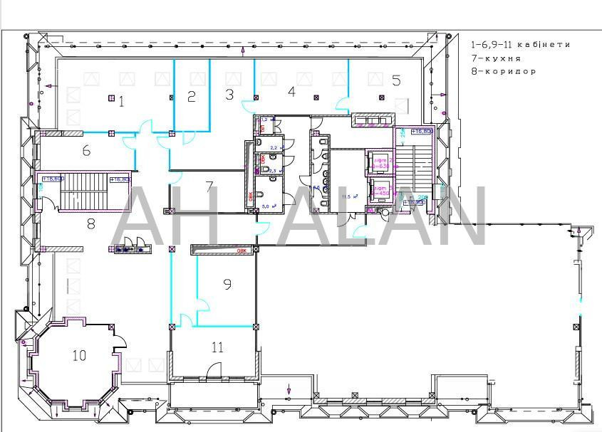 Оренда офісне приміщення на Нижній Вал вул., 17/8 приміщень - 9, поверх - 6/6 Київ - фото 15