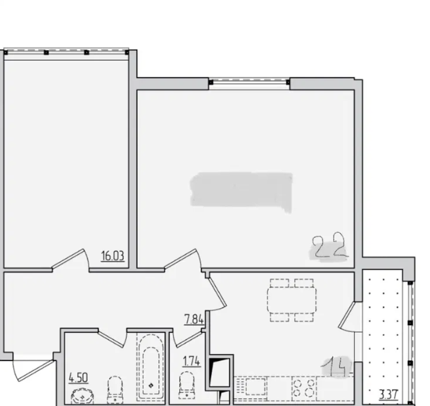 Продам просторную 2-х комнатную квартиру с ремонтом в ЖК "Жемчужина 47" (п.Котовского) еОселя Крижанівка (Комінтернівський район) - фото 19