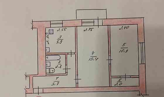 Продаж Квартира 2-кімнатна, 2/3 поверх на вул. Михайлівська Житомир