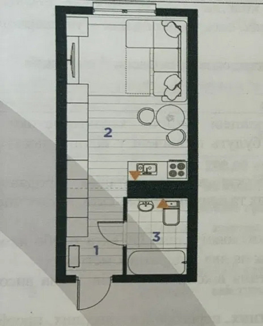 Продаж Квартира 1-кімнатна, 5/12 поверх на вул. Ленкавського Івано-Франківськ - фото 4