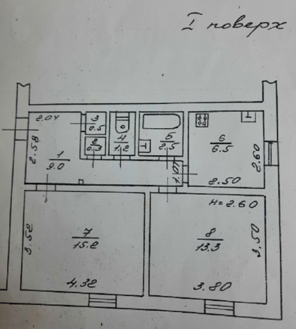2-комнатная квартира, Молдаванка, район ЭКИПАЖА Одеса - фото 13