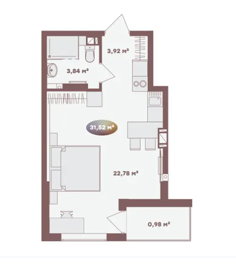 Продаж Квартира 1-кімнатна, 2/10 поверх на Свободи, 251а Yaremche - photo 11