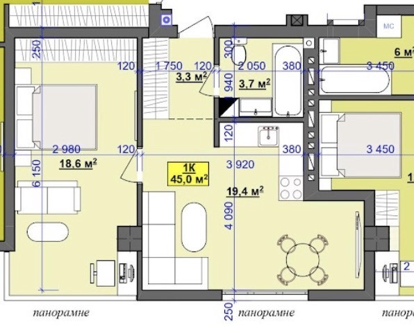 Продаж Квартира 1-кімнатна, 2/10 поверх на Національної Гвардії вул., 3 Ивано-Франковск - изображение 13