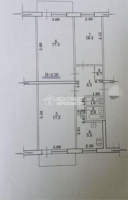 Продаж Квартира 3-кімнатна, 5/5 поверх на вул. Тракторобудівників Харків - фото 18