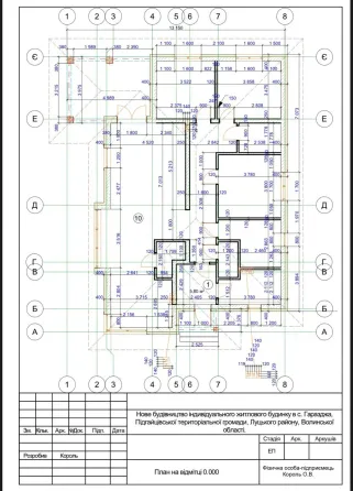 For sale 1-storey House with land 0.6 ares 140 sq.m 3 rooms at Волинська обл. с Гаразджа Luts'k