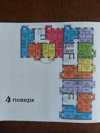 Продаж Квартира 1-кімнатна, 4/10 поверх на вул. Бельведерська Ивано-Франковск