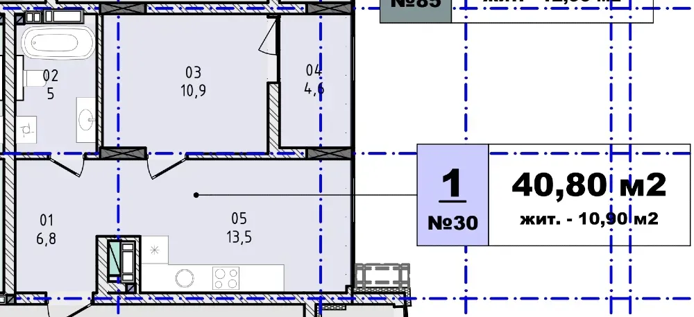 Продаж 1к Квартира 41 кв.м Капушанська 145е Ужгород - фото 8