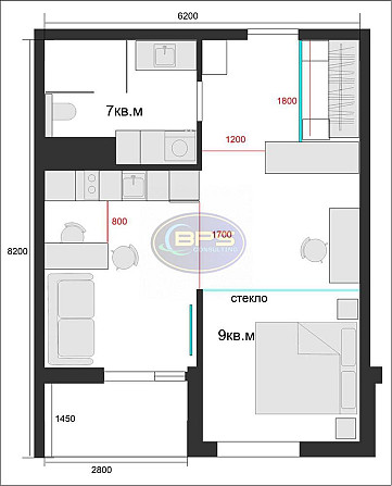 Продаж 1к квартири 42 кв. м Одеса - фото 1