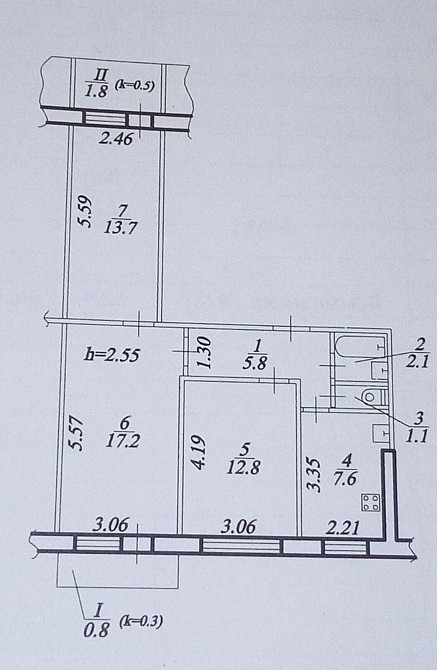 Продаж Квартира 3-кімнатна, 3/9 поверх на Газеты Правда пр., 115 Дніпро - фото 15