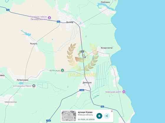 Продаж земельної ділянки 41 соток на Молодогвардейская ул., 1 Козаровичі