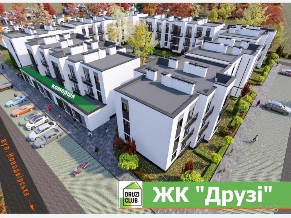 Продаж Квартира 1-кімнатна, 3/3 поверх на вул. Новодвірська Рівне - фото 1